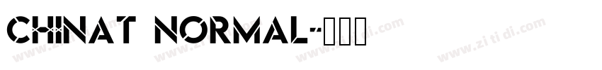 Chinat Normal字体转换